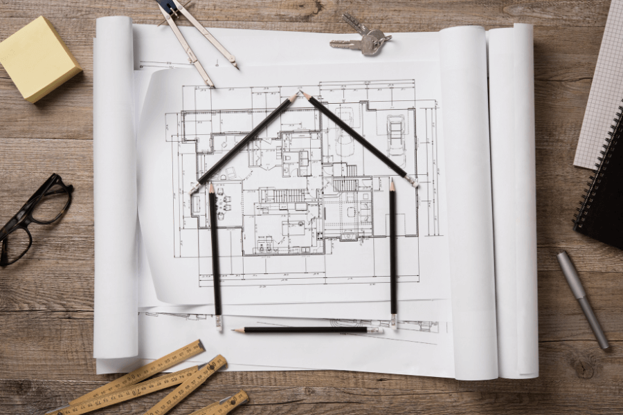 Planning document of a self build home project in ireland by versatile