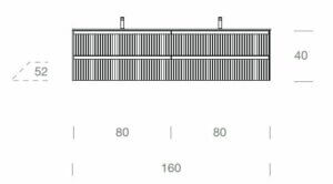 Tricot 10 - 800 Vanity and double basin unit dimentions