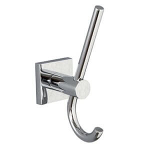 Miller Atlanta Chrome Double Robe Hook