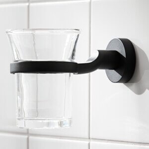 Miller Black Bond Tumbler Holder