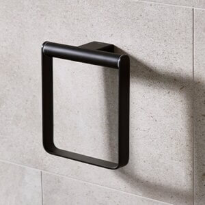 Miller Miami Black Towel ring