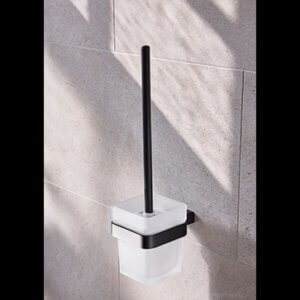 Miller Miami Black Toilet brush set