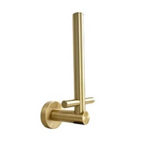 Miller Bond Brushed Brass Spare Roll Holder